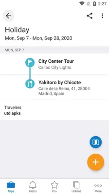 TripIt android App screenshot 0